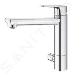 GROHE - BauEdge Dřezová baterie s uzavíracím ventilem, chrom 31696000