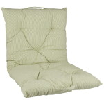 Ib Laursen Prošívaná matrace Green Stripes 50 × 100 cm, zelená barva, textil