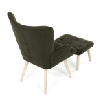 Relaxační křeslo, zelená, látka bouclé, AK-319 GRN2