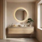 REA - Zrcadlo LED 90cm MMJ HOM-02504