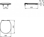 IDEAL STANDARD WC sedátko ultra ploché, softclose, bílá E036601