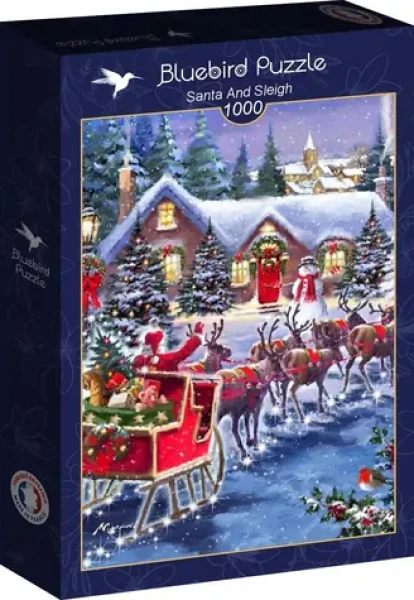 BLUEBIRD Puzzle Santa a sáně