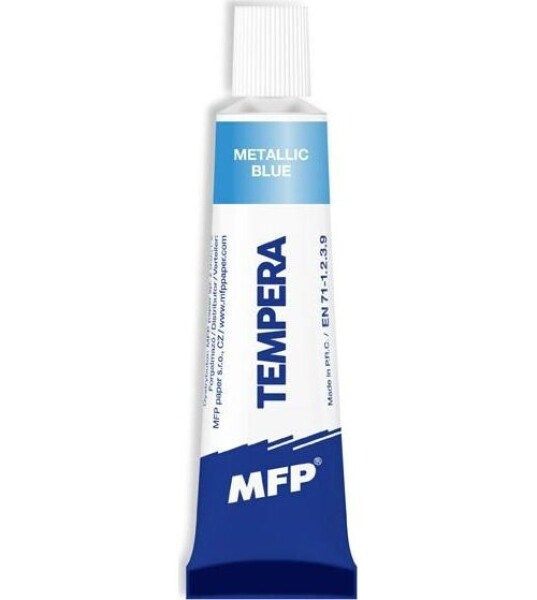 Temperové barvy 12ml METAL modrá