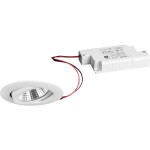 Paulmann 92907 Whirl LED vestavné svítidlo, LED, pevně vestavěné LED, 4.9 W, hliník (kartáčovaný), saténová, sada 3 ks