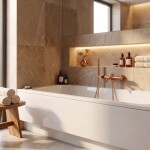 REA - Vanová baterie Lungo Copper Brush REA-B1115