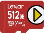 Lexar PLAY microSDXC 512GB / čtení: 150MBs / UHS-I U3 / A2 / Class 10 (LMSPLAY512G-BNNNG)