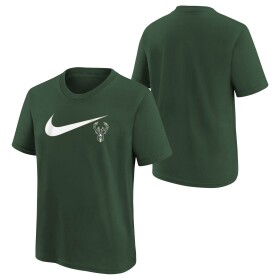 Nike Dětské tričko Milwaukee Bucks NBA Swoosh Logo T-Shirt Zelená (YOUTH)