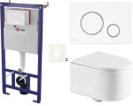 Závěsný WC set do lehkých stěn / předstěnová SAT SIKOSSREX7270K SIKOSSREX7270K