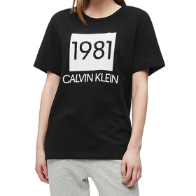 Dámské Tričko s krátkým rukávem QS6343E-001 - Calvin Klein XS