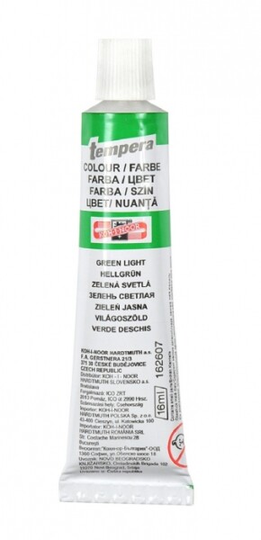 Koh-i-Noor temperová barva 16 ml - zelená světlá