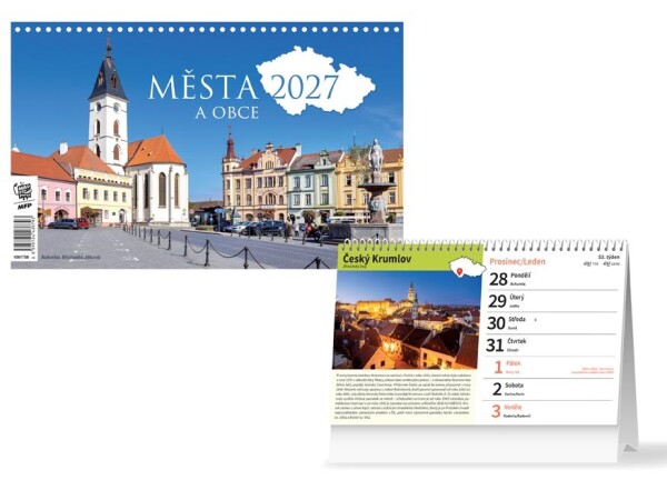 Stolní kalendář 2027 MFP Města a obce ČR