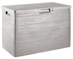 TOOMAX WOODYS zahradní plastový úložný box 160 L - světle šedá