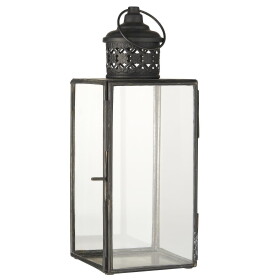 Ib Laursen Lucerna Filigran in Top, černá barva, čirá barva, sklo, kov