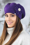 Kamea Beret K.23.023.61 Purpurový 54-60