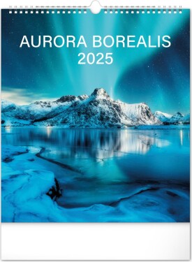 Kalendář 2025 nástěnný: Polární záře, 30 34 cm
