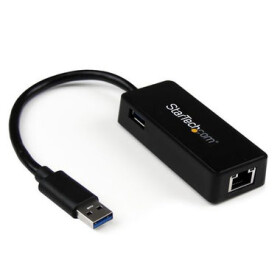 StarTech USB 3.0 adaptér NIC černá / pro síťové připojení / RJ45 (USB31000SPTB)