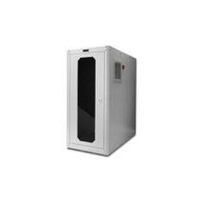 Digitus Computer case with levelling feet, 670x300x650 mm, lockable metal front door w glass, fan color grey (RAL 7035) (DN-CC 9002)