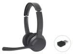 Conceptronic POLONA04BA černá / Sluchátka / S mikrofonem / Bluetooth 5.3 / Na uši / Výdrž 44 h (POLONA04BA)
