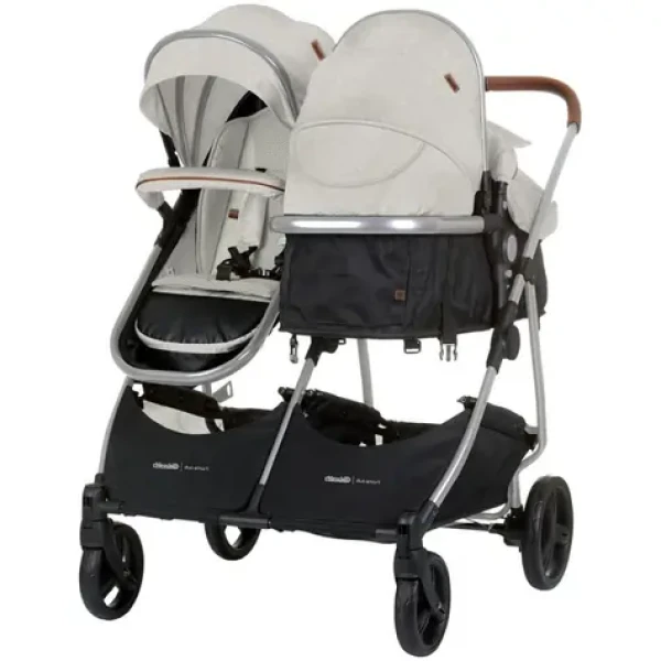 CHIPOLINO Kočárek pro dvojčata/nestejně staré děti - kombinovaný Duo Smart Biscotta (KBDS02505BI)