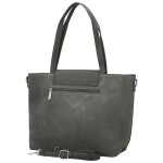 Trendy dámská koženková kabelka na rameno Coveri Hilari, šedá