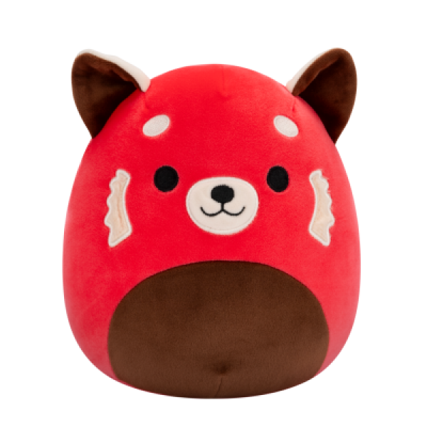 Plyšový mazlíček Squishmallows Panda červená - Cici