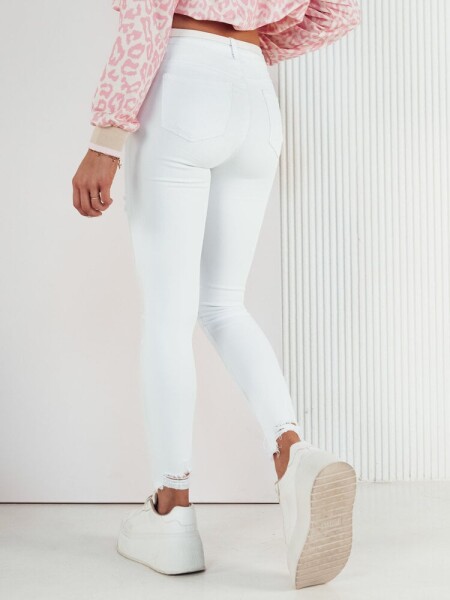 SURIA dámské džínové kalhoty bílé Dstreet