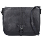 Trendy dámská koženková crossbody kabelka Relinda, tmavě modrá