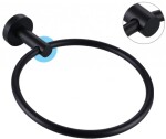 REA - Koupelnový věšák black 332915A MIST 05 REA-06904
