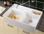 VILLEROY & BOCH - Dřezy Keramický dřez 90x63 cm, CeramicPlus, Stone White 632391RW