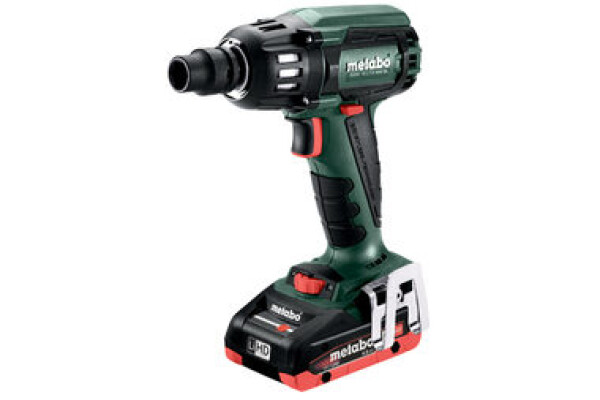 Metabo 602205800 SSW 18 LTX 400 BL / Aku rázový utahovák 1:2" / Li-ion / 18V / 2x 4.0Ah / 400 Nm (MET602205800)