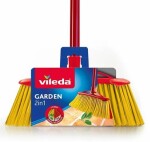 Vileda Garden venkovní smeták 2v1 / 2 typy štětin / Tyč: 130 cm / Hlava: 36 × 6 cm (128763-V)