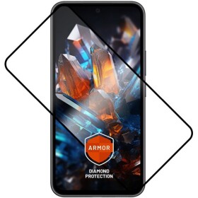 FIXED Prémiové ochranné tvrzené sklo Armor s aplikátorem pro Samsung Galaxy S24 černá (FIXGA-1256-BK)