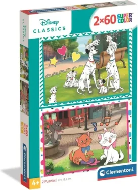 CLEMENTONI Puzzle Disney: 101 dalmatinů a Aristokočky