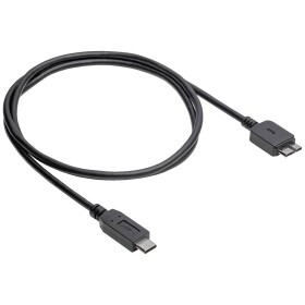 Akyga USB kabel USB Micro-B 3.0 zástrčka , USB-C ® zástrčka 1.00 m černá AK-USB-44