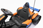 Mamido Dětská elektrická motokára McLaren Drift oranžová