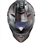 Endurová helma LS2 MX436 PIONEER EVO KNIGHT TITANIUM ORANGE Velikost.: