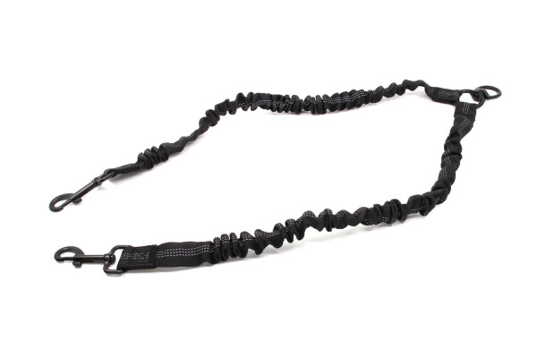 Peddy rozdvojka 55 cm na vodítko pro psa Barva: Černá