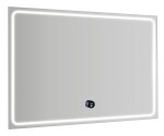 SAPHO - GEMINI zrcadlo s LED osvětlením 100x70cm, chytré funkce GM100K