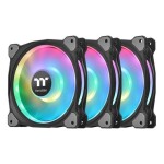 THERMALTAKE Riing Duo 14 LED RGB TT Premium Edition (3ks) / ventilátor / 140 x 140 x 25 mm / 1400 RPM / 26.2 dB (CL-F078-PL14SW-A)