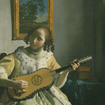 Nástěnný poznámkový kalendář 2026 NOTIQUE - Johannes Vermeer, 30 x 30 cm