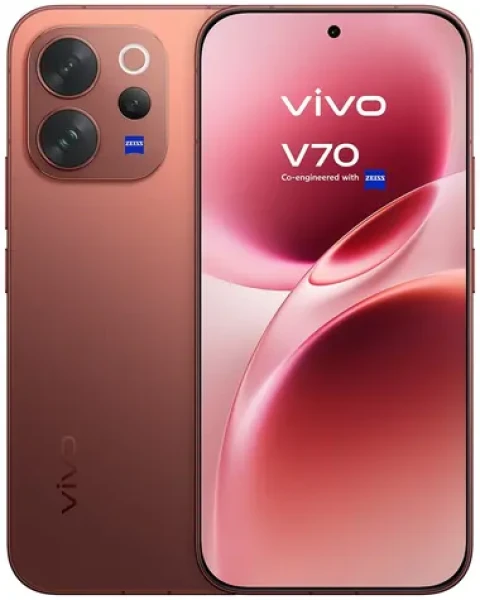 Vivo V70 Sandalwood Brown / Mobilní telefon / 6,59" AMOLED / Snapdragon 7 Gen 4 / 8GB/256GB / 50MP ZEISS / 5G (5675288)