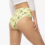 Dámské kalhotky Avocado simple maxi - JULIMEX zelená XXL