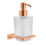 RAV Slezák - NIL - Koupelnový doplněk Dávkovač tekutého mýdla skleněný, Zlatá Růžová - kartáčovaná NLA0303ZRK NLA0303ZRK