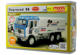 Stavebnice Monti System MS 75 Dakar doprovo 1988 Tatra 815 1:48 v krabici 22x15x6cm