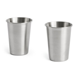 HAY Hrnek Outdoor Market – set 2 ks, stříbrná barva, kov