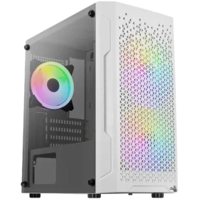 Aerocool Trinity RGB bílá / ATX / 2x USB-A 3.0 / 1x USB-A 2.0 / 2x 140mm / 1x 120mm / bez zdroje / průhledná bočnice (ACCS-PV32033.21)