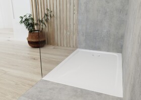 Sprchová vanička obdélníková Kaldewei Cayonoplan 100x90 cm smaltovaná ocel alpská bílá 361700010001 361700010001