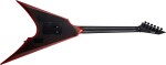 ESP LTD Arrow Black Metal II Black Red Burst Satin
