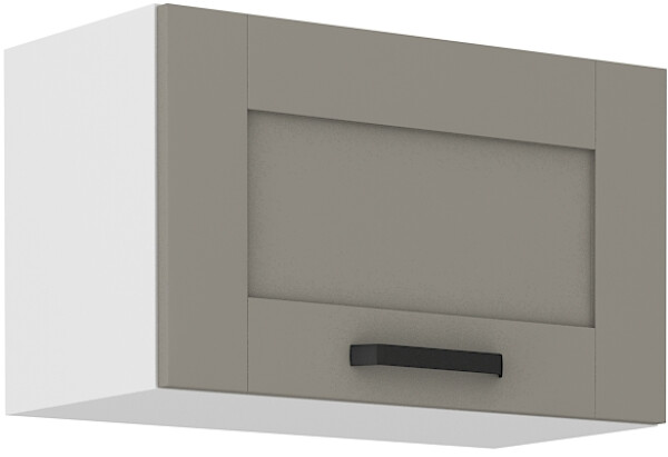 Horní skříňka nad digestoř Luna 60 GU-36 1F Barva korpusu: Bílá, Barva dvířek: Clay Grey