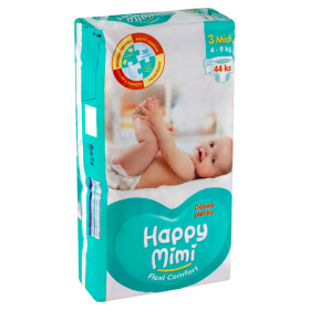 Happy Mimi Flexi Comfort dětské plenky 3 midi 44 ks